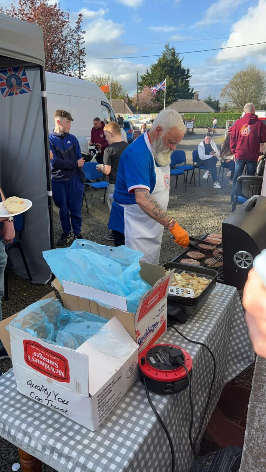 Community BBQ at the Coronation event
