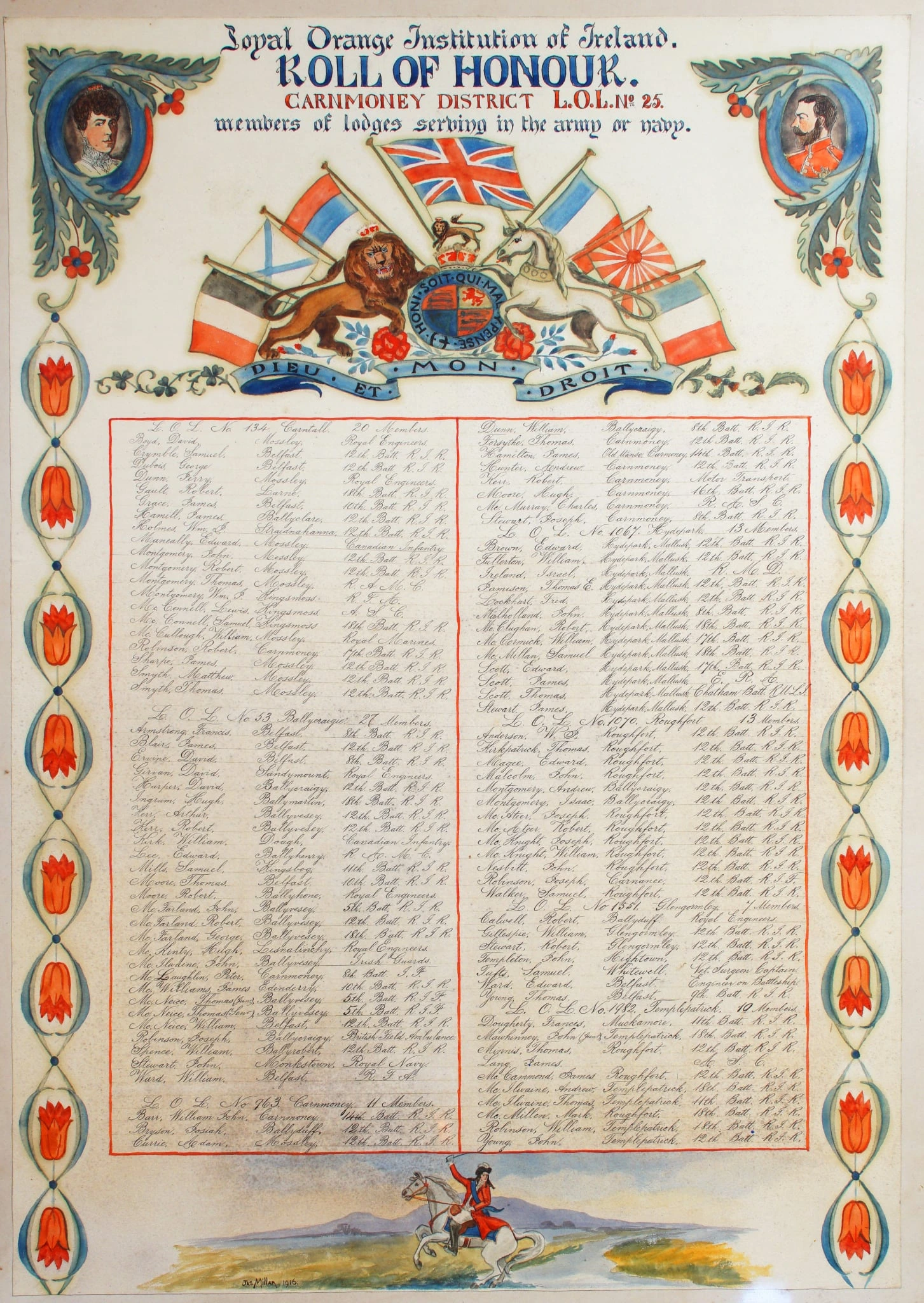 Carnmoney District Roll of Honour