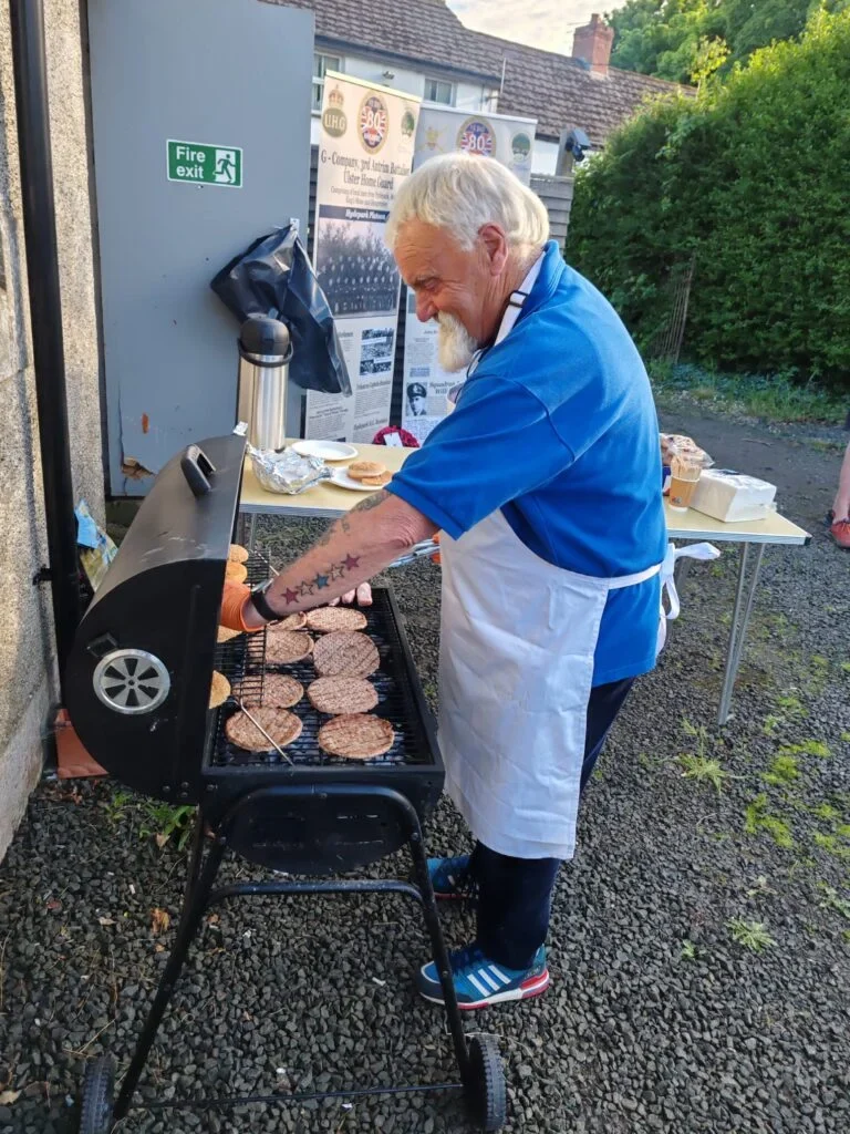 Community BBQ during the VE Day 80 event